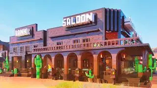 My Perfect Wild West Town Build | LEGO Fortnite Saloon & Tools Store Step-by-Step