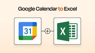 Как подключить Google Календарь к Excel с помощью Zapier
