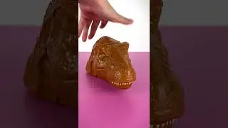 Satisfying Unboxing Jurassic World Dinosaur T-rex Head #asmr #dinosaurs #jurassicworld