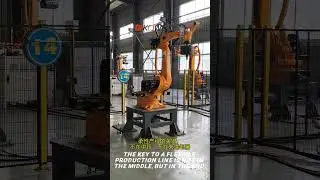 The key to a flexible production line is not in the middle, but in the end.#robotic #machine