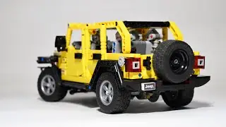 Lego technic Jeep Wrangler Rubicon JL Mini (for TC18 EB contest)