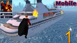 Flying Fuser Rope Fighter Hero Gameplay Walkthrough  (Part 1) | iOS / Android