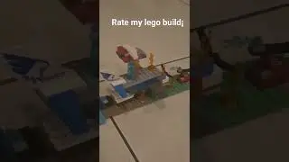 rate my lego build #lego #rateitorhateit #cargoplane #fireplane #fire #runway #MAYDAYMAYDAYMAYDAY