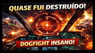 Quase fui destruído nesse dogfight INSANO no Star Citizen 😨
