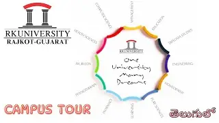RK UNIVERSITY CAMPUS TOUR TELUGU - RAJKOT-GUJARAT -ADMISSIONS 2024-FEE STRUCTURE- 100% PLACEMENT