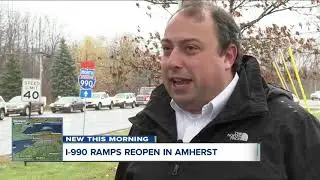 Amherst, NYS DOT working to fix roads around I-990 in time for winter