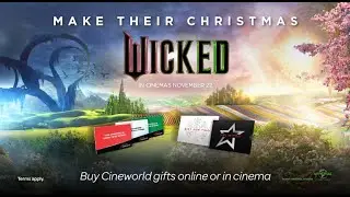 Get a WICKED Christmas gift this year ✨ | Cineworld Christmas Ad