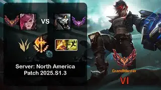 Vi Jungle vs Rengar - NA GrandMaster - Patch 25.S1.3