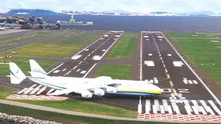 Antonov An-225 Massive Takeoff | World’s Largest Aircraft Powering Down the Runway