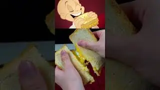 Elmer Fudd's Golden Grilled Cheese Toasty!🧀🥪#shorts #elmerfudd #grilledcheese #looneytunes