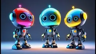 Six Toy Robots Count to Ten | Fun Counting Song for Kids | Learn Numbers with Robots