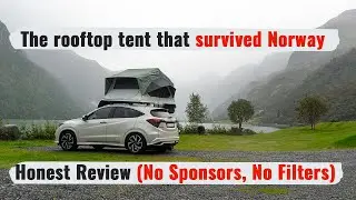 Unfiltered review: Quechua MH500 Rooftop Tent after 3,000 km of rain, wind & fjords