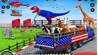 USA Animals Cargo Game | American Color Truck GameplayFarm & City Animal Transport | American Truck 