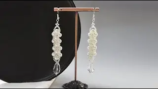PandaHall--Exquisite Wedding Dangle Earrings