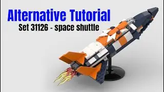 Lego Tutorial 31126 Alternate Build Space Shuttle MOC