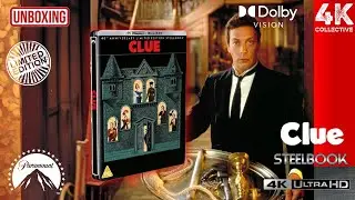 Clue 40th Anniversary 4K UltraHD Blu-Ray Limited Edition Steelbook Unboxing