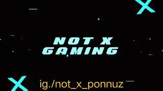 NEW intro #notxgaming 💙
