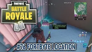 Fortnite #76 Fortbyte Location! - Fortnite Battle Royale! (Battle Royal Season 9)