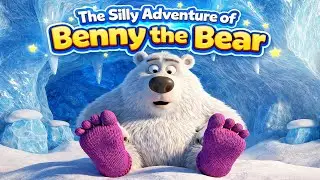 Benny the Bear Wear Purple Socks 🧦🐻 | A Silly Kids Poem | By LiTTLEST |