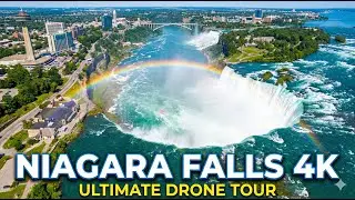 Niagara Falls 4K | Stunning Aerial Views of Canada's Wonder