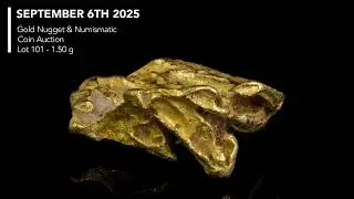 Lot 101 - 1.6 gram Rare Crystalline Structure Gold Nugget