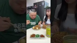 Stupid husband missed the ham because of the eggs #food #mukbang #funny #eat #cooking #eating