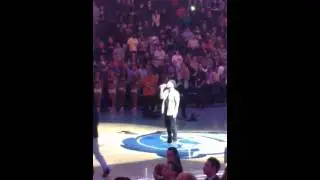 Kameron Whalum sings National Anthem at Memphis Grizzlies g