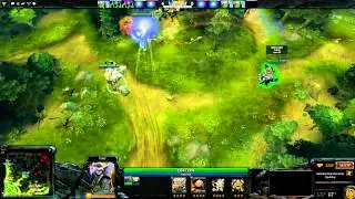 Tiny, Wisp and Rubick Having Fun