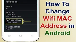 How to find Android Phone MAC Address