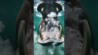 &ldquo;Terrifying Hippo Yawn! 🦛😱 | Safari Danger Moment&rdquo;
