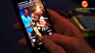 HTC First Running Facebook Home Demo