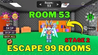 How To Complete Room 53 in Roblox Escape 99 Rooms | Stage 2