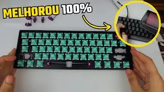 Tutorial De MODS No Akko MonsGeek FUN60 - Virou Outro Teclado!