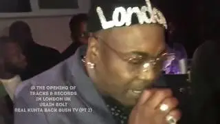 @ THE Opening of  tracks & RECORDS  In London uk Usain Bolt Real kunta back bush tv PT 2