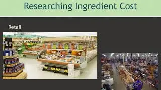 Food Costing 3 of 5: Ingredient Costs