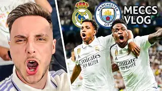 Egy ÁLOM VALÓRA vált! - REAL MADRID vs MAN CITY (BL Meccs Vlog)