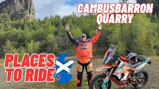 Where to ride dirt bikes in Scotland (Cambusbarron Quarry)