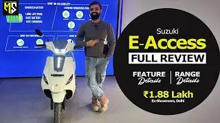 Suzuki e-Access Electric Scooter Review🔋On-Road Price, Warranty & Reality Check