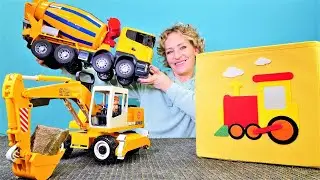 Nicole und Spielzeugautos - Die Baufahrzeuge bei der Arbeit - 4 Folgen am Stück