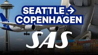 Flying NONSTOP Seattle to Copenhagen on SAS A350 in Economy | 2025 Review