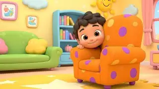 Cocomelon JJ Hid Behind the Big Chair | Kids Nursery Rhyme | Toddler Songs