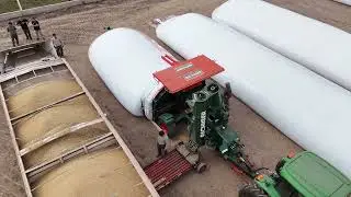 DC 1045  Embolsadora de grano entero con descargador de camiones hidromecánico