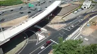 New ramps (Exit 14) at Beningo Boulevard Bellmawr.