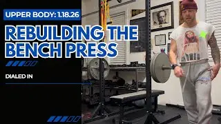 01.18.26 Upper Body: Destruction, Bench Press Clusters, Kroc Rows, Shoulders, Bicep Rehab