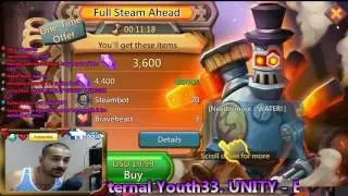 Lords Mobile 2016  - The Best Cavalry Lords Mobile Hero Steambot Review and Gameplay