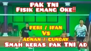 SMASH KERAS PAK TNI AD‼️ ADNAN / GUNDAY VS FERY / IFAN 🪀 LAGA BBC CLUB