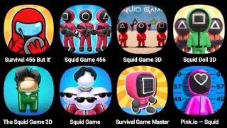 Survival 456 But It' Impostor, Squid Game 456, Squid Game 3D, Squid Doll 3D, Survival Game Master