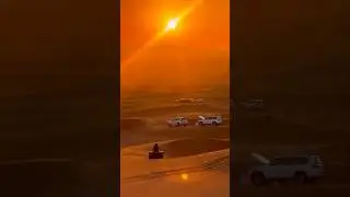 Dubai Desert Sunset Safari | Golden Dunes Adventure 2025  #desertadventures #dubaivibes #shorts