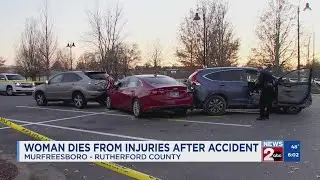 Woman dies from injuries sustained in Murfreesboro crash