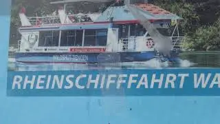 4k Aussichtsturm Klingnauer Stausee Full, F&auml;hre Aarebr&uuml;cke
